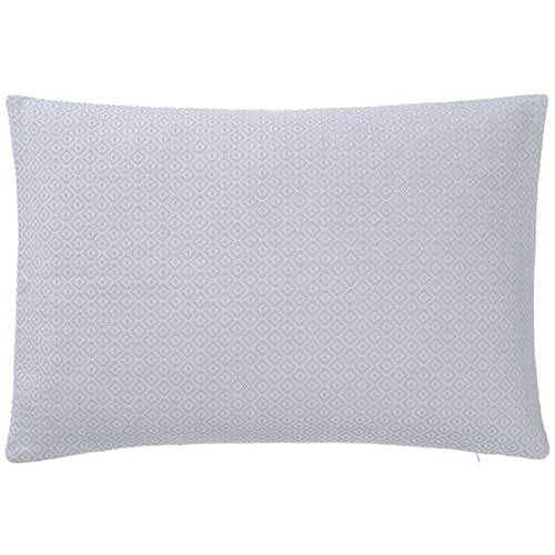Decke Mondego, Hellgrau & Weiß, 100% Baumwolle | Hochwertige Wohnaccessoires