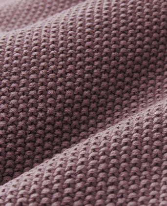 Baumwolldecke Antua [Dunkles Taupe]