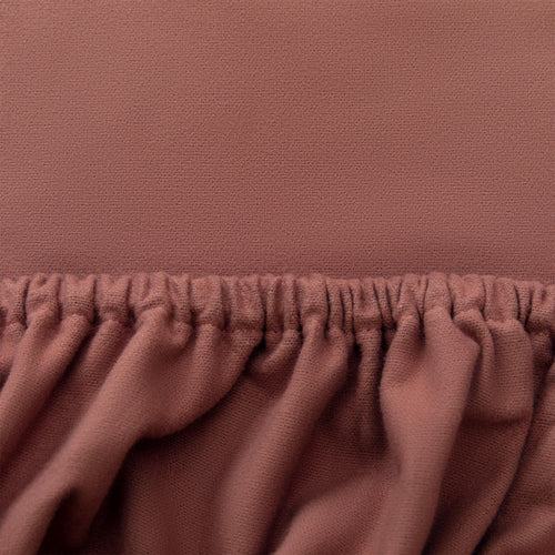 Flanell-Spannbettlaken Cambra [Maron]