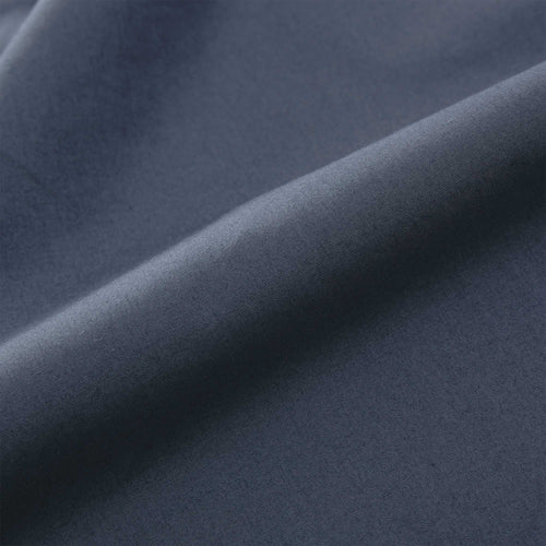 Spannbettlaken Manteigas, Dunkles Graublau, 100% Bio-Baumwolle | URBANARA Spannbettlaken