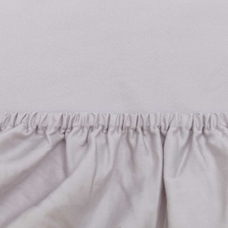 Oufeiro fitted sheet, light grey, 100% organic cotton