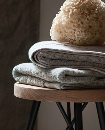 Merouco Hand Towel aloe green, 100% organic cotton